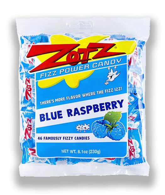 Blue Raspberry Zotz 46-Count Bag